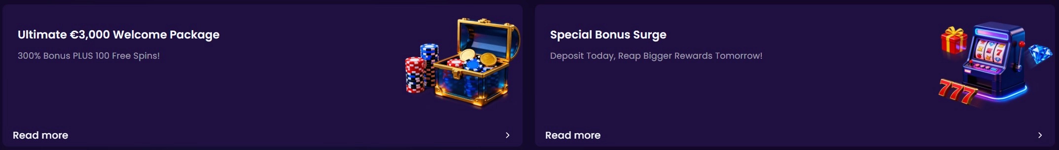 Stepsino Bonuses